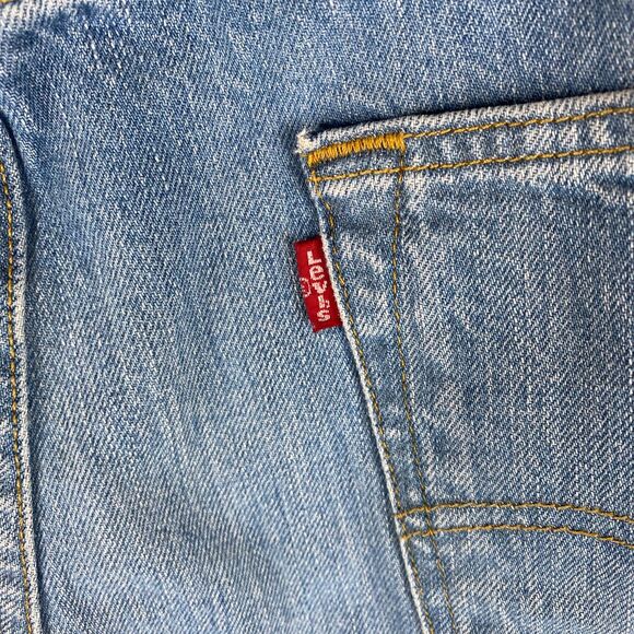 Levi's 501 Original Fit Jeans Men’s 38x32 Blue Straight Leg Button Fly Denim - Picture 8 of 10